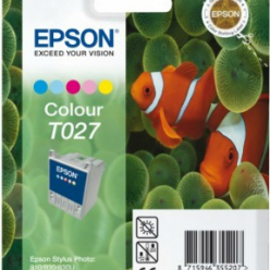 Tusz Epson T027 color | Stylus Photo 810/830/830U/925/935