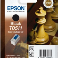 Tusz Epson T0511 black | Stylus Color 740/760/800/850/860/1160/1520
