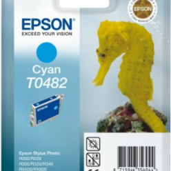 Tusz Epson T0482 cyan | Stylus Photo R200/220/300/320/340,RX500/600/640