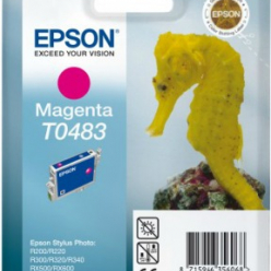 Tusz Epson T0483 magenta | Stylus Photo R200/220/300/320/340,RX500/600/640