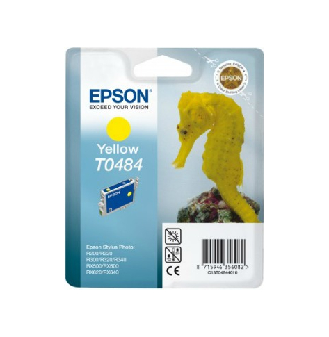 Tusz Epson T0484 yellow | Stylus Photo R200/220/300/320/340,RX500/600/640