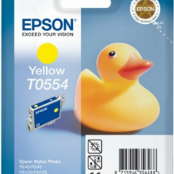 Tusz Epson T0554 yellow | Stylus Photo R240/245,RX420/425/520