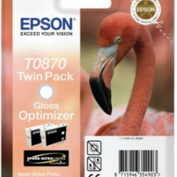 Tusz Epson T0870 gloss optimizer Retail Pack BLISTER | Stylus Photo R1900