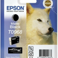 Tusz Epson T0968 matte black UltraChrome K3 | Stylus Photo R2880