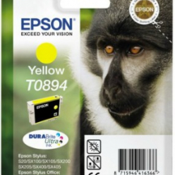 Tusz Epson T0894 yellow DURABrite | 3.5ml | Stylus S20/SX100/SX105/SX200/SX20
