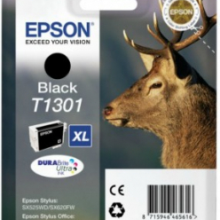 Tusz Epson T1301 black | Stylus SX525WD/SX620FW/BX525WD/BX625FWD/BX925FWD