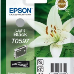 Tusz Epson T0597 light black | Stylus Photo R2400