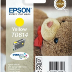 Tusz Epson T0614 yellow DURABrite | Stylus D68 Photo Edition/88/88 Plus,DX380...