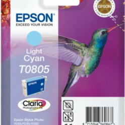 Tusz Epson T0805 light cyan | Stylus Photo R265/285/360,RX560/585/685