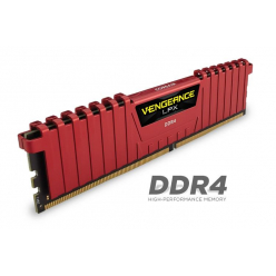 Pamięć Ram Corsair Vengeance LPX 4x4GB 3000MHz DDR4 CL15 1.35V, DIMM, Intel XMP 2.0, Red