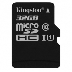 Karta pamięci Kingston 32GB microSDHC Canvas Select 80R CL10 UHS-I Card + SD Adapter