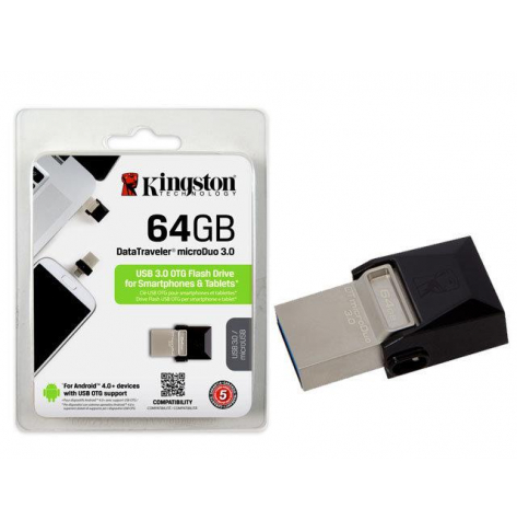 Pamięć USB    Kingston  64GB DT microDuo  3.0 micro& OTG