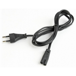 GEMBIRD PC-184-VDE Gembird kabel zasilający do notebooka VDE, radiowy C7 (2 pin) 1.8m (gruby)