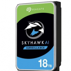 Dysk Seagate Surveillance AI Skyhawk 18TB SATA 6Gb/s 256MB cache 8.9cm 3.5inch CMR Helium BLK