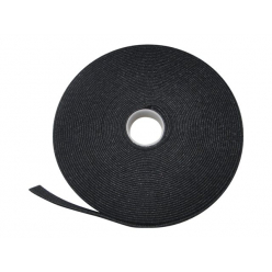 DIGITUS Hook-and-loop fastener tape fabric 10m x 15mm x 2.6mm on roll bl