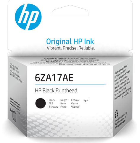 Głowica drukująca HP 6ZA17AE czarny