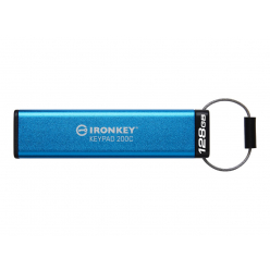 Pamięć KINGSTON 128GB USB-C IronKey Keypad 200C FIPS 140-3 Lvl 3 Pending AES-256