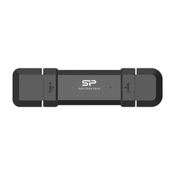 SILICON POWER DS72 500GB USB-A USB-C 1050-850 MB-s Czarny