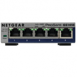 Switch sieciowy niezarządzalny Netgear ProSafe Plus GS105E-200PES 5-Portów 1000BaseT (RJ45)